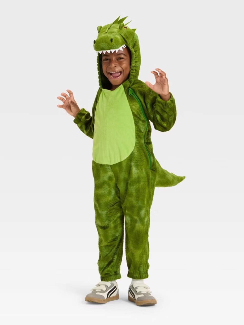 Toddler Dinosaur Halloween Costume Jumpsuit - Hyde and EEK! Boutique™ Green 18-2